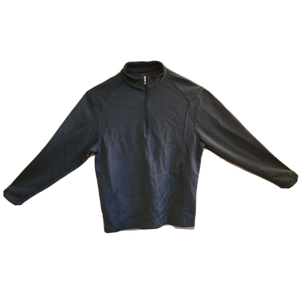 NEW NIKE GOLF MENS WINDPROOF HALF-ZIP PULLOVER JACKET, MEDIUM, NAVY BLUE